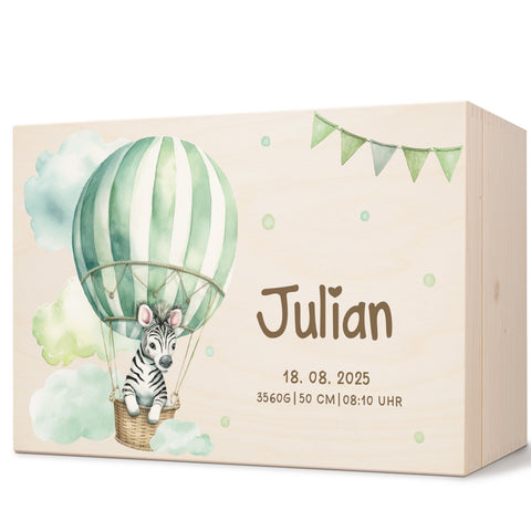 Erinnerungskiste für Kinder mit UV-Druck - Ballon