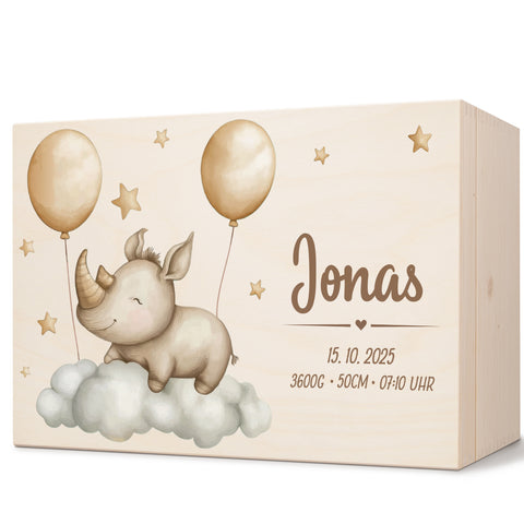 Erinnerungskiste für Kinder mit UV-Druck - Wolken
