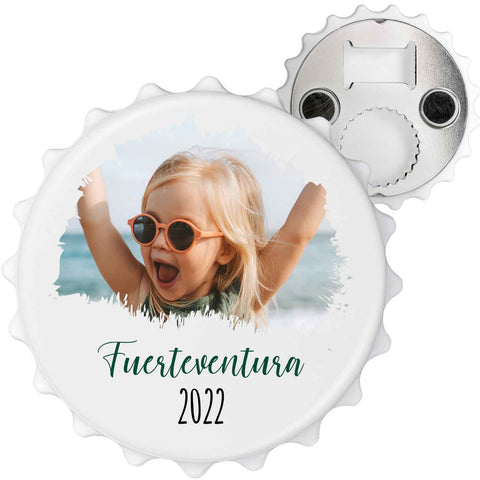 Flaschenöffner mit UV Druck - Foto Motiv - Personalisiert mit eigenem Bild und Text