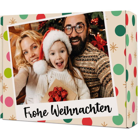 Personalisierte DIY Geschenkbox mit Retro Foto Design