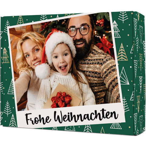 Personalisierte DIY Geschenkbox mit Retro Foto Design