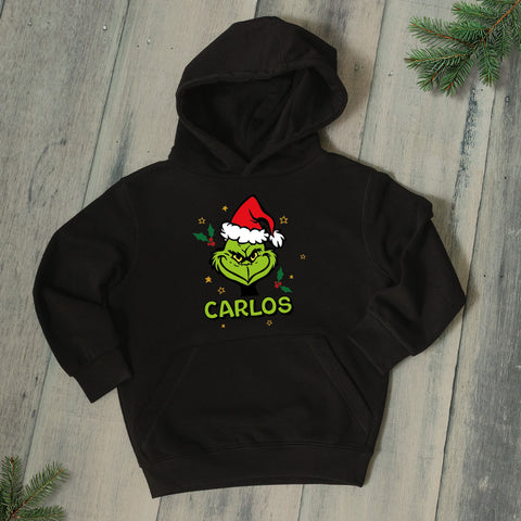 Personalisierter Unisex Hoodie - Grinch