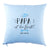 Farbe Kissen Hellblau