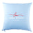 Farbe Kissen Hellblau
