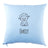 Farbe Kissen Hellblau