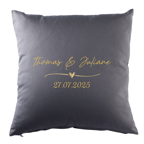 Personalisiertes Kissen mit Motiv - Wedding Love