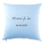 Farbe Kissen Hellblau