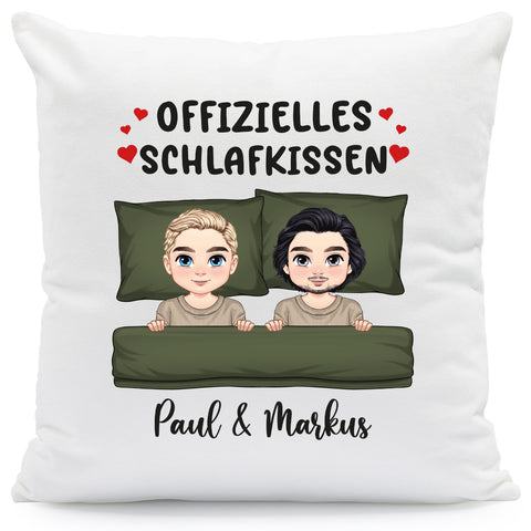 Personalisiertes Kissen mit Motiv - Offizielles Schlafkissen