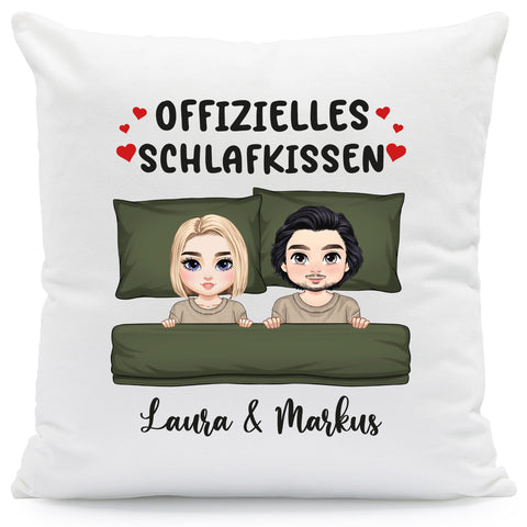 Personalisiertes Kissen mit Motiv - Offizielles Schlafkissen