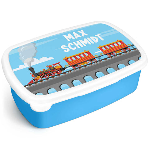 Bedruckte Lunchbox für Kinder - Dampflock