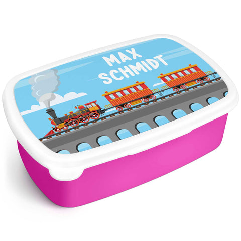 Bedruckte Lunchbox für Kinder - Dampflock