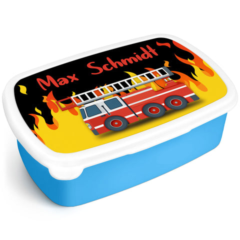 Bedruckte Lunchbox für Kinder - Feuerwehr