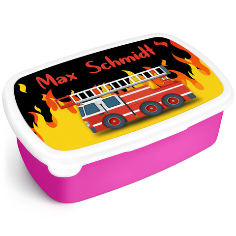 Bedruckte Lunchbox für Kinder - Feuerwehr
