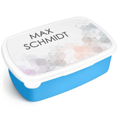 Bedruckte Lunchbox für Kinder - Hexagon