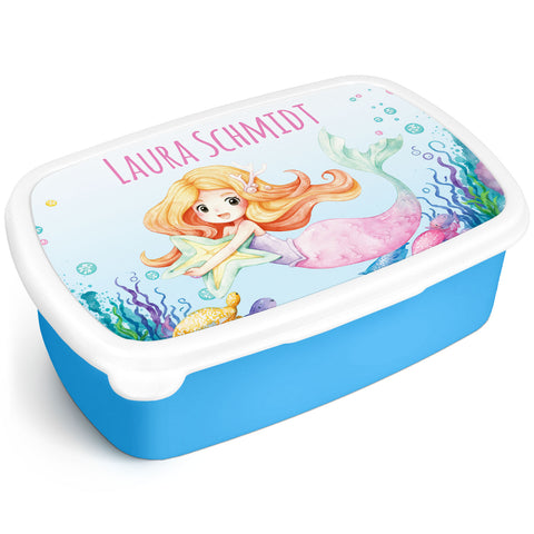 Bedruckte Lunchbox für Kinder - Meerjungfrau