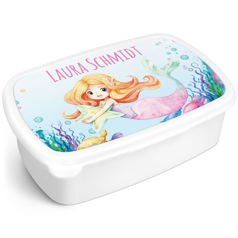 Bedruckte Lunchbox für Kinder - Meerjungfrau