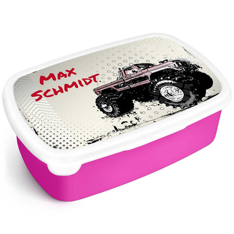 Bedruckte Lunchbox für Kinder - Monstertruck