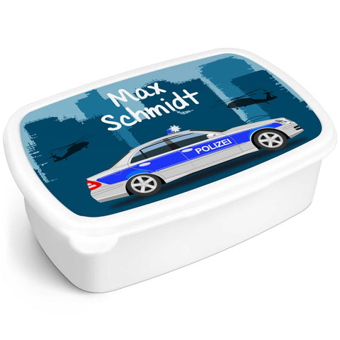 Bedruckte Lunchbox für Kinder - Polizei