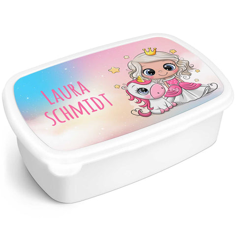 Bedruckte Lunchbox für Kinder - Prinzessin