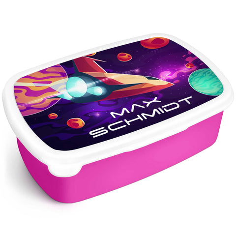 Bedruckte Lunchbox für Kinder - Raumschiff