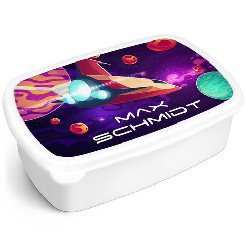 Bedruckte Lunchbox für Kinder - Raumschiff