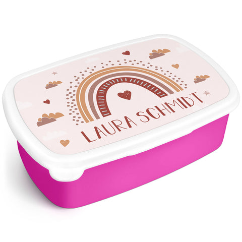 Bedruckte Lunchbox für Kinder - Regenbogen