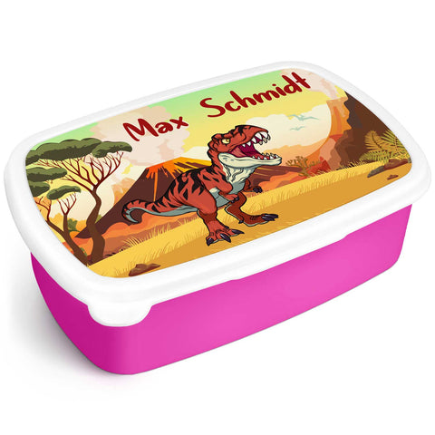 Bedruckte Lunchbox für Kinder - T-Rex