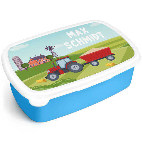 Bedruckte Lunchbox für Kinder - Traktor
