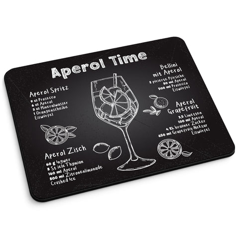 Bedrucktes Mousepad - Aperol Time Rezepte