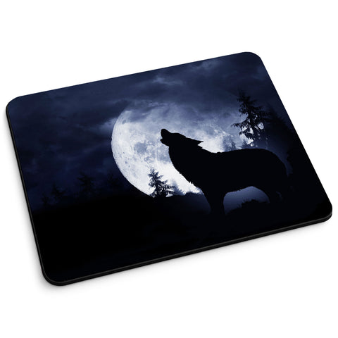 Bedrucktes Mousepad im Wolf Design