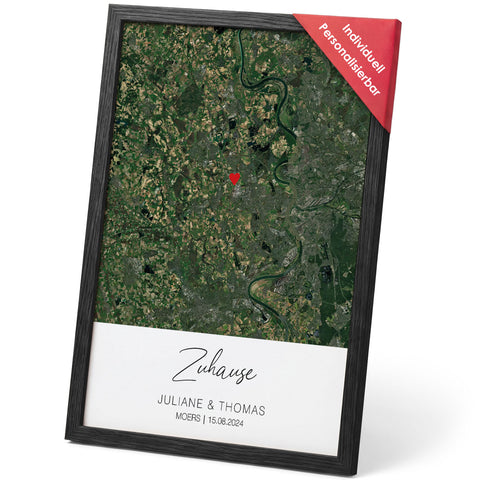 Personalisiertes Poster - Zuhause - Personalisiertes Geschenk