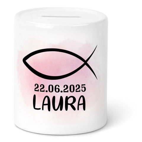 Spardose aus Keramik - Konfirmation
