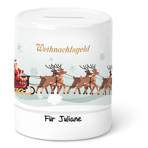 Spardose aus Keramik - Weihnachtsgeld