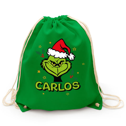 Personalisierter Turnbeutel - Grinch
