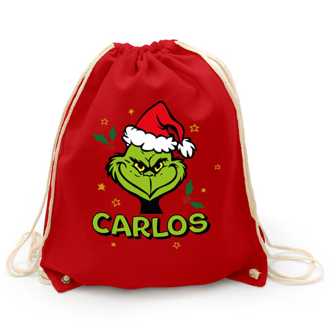 Personalisierter Turnbeutel - Grinch