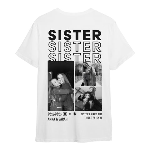 Personalisiertes T-Shirt Unisex - Sister