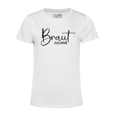 Personalisiertes T-Shirt für Damen - TEAM Braut