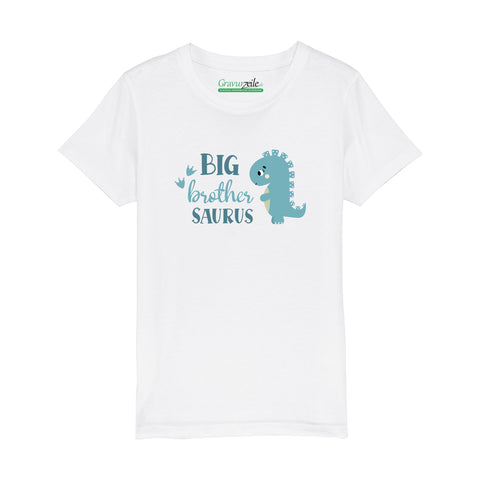 Bedrucktes T-Shirt für Kinder - Big Brother Saurus