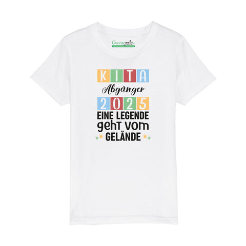 Bedrucktes T-Shirt für Kinder - KITA Abgänger 2025