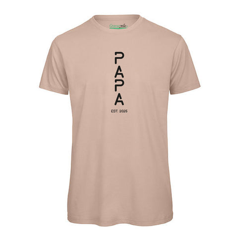 Bedrucktes T-Shirt für Herren - PAPA EST. Space