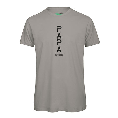 Bedrucktes T-Shirt für Herren - PAPA EST. Space