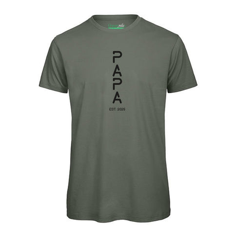 Bedrucktes T-Shirt für Herren - PAPA EST. Space