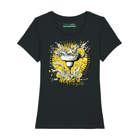 Bedrucktes T-Shirt für Damen - Senorita needs a margarita