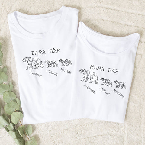 Personalisiertes T-Shirt für Damen - Mama Bär