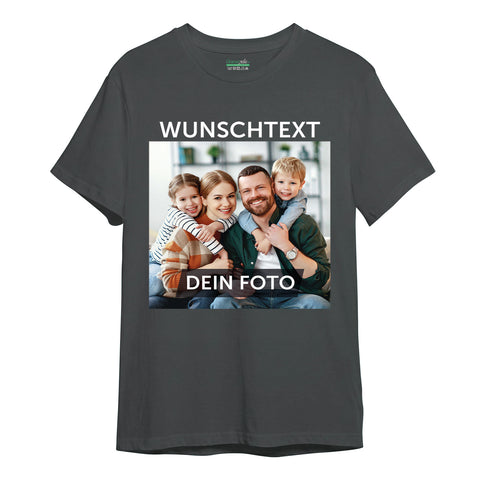 Personalisiertes Oversized T-Shirt - Foto & Wunschtext