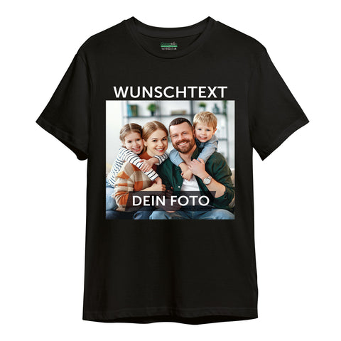 Personalisiertes Oversized T-Shirt - Foto & Wunschtext