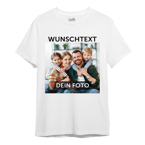 Personalisiertes Oversized T-Shirt - Foto & Wunschtext