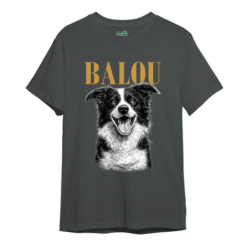 Personalisiertes Oversized T-Shirt - Haustier Foto