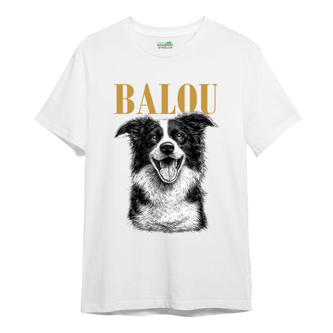 Personalisiertes Oversized T-Shirt - Haustier Foto