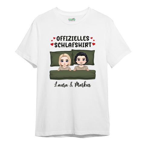 Personalisiertes Oversized T-Shirt - Offizielles Schlafshirt